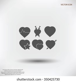 hearts icons 