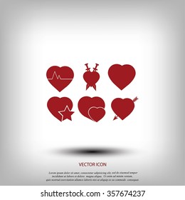 hearts icons 