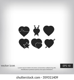 hearts icons 