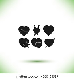 hearts icons 