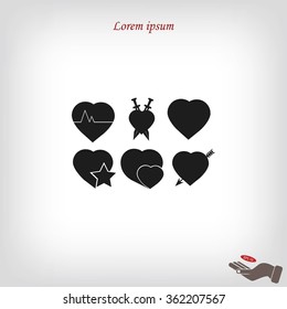 hearts icons 