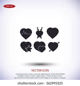 hearts icons 