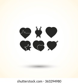 hearts icons 