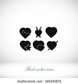 hearts icons 