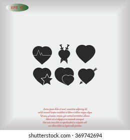 hearts icons 