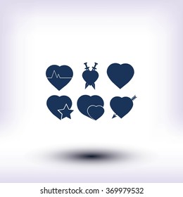 hearts icons 