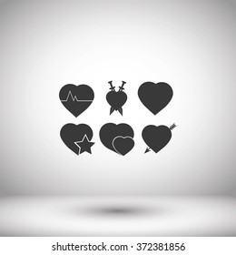 hearts icons 