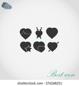 hearts icons 