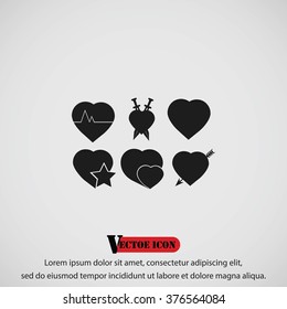 hearts icons 