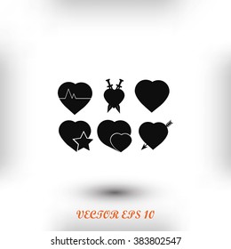 hearts icons 