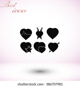hearts icons 