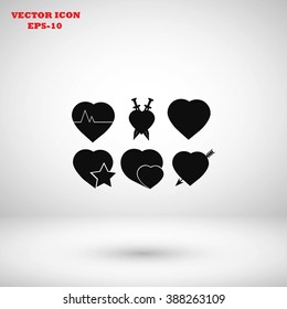 hearts icons 