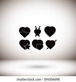 hearts icons 