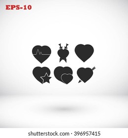 hearts icons 