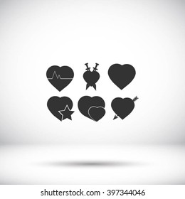 hearts icons 