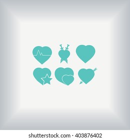hearts icons 