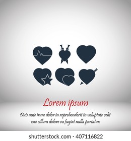 hearts icons 