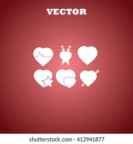 hearts icons 