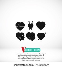 hearts icons 