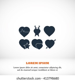 hearts icons 