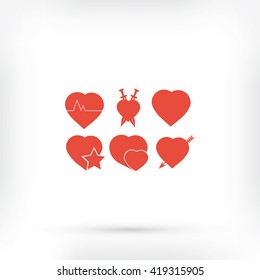hearts icons 