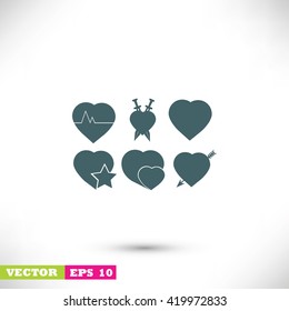 hearts icons 
