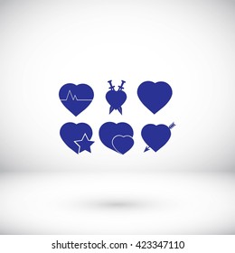 hearts icons 