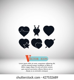 hearts icons 