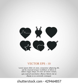 hearts icons 