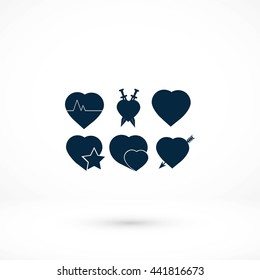 hearts icons 