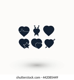 hearts icons 