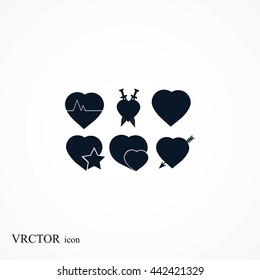 hearts icons 