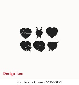 hearts icons 