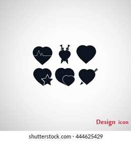 hearts icons 