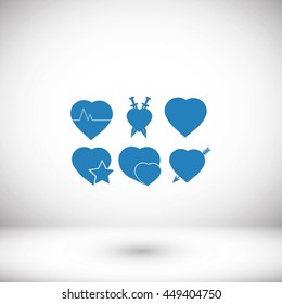 hearts icons 