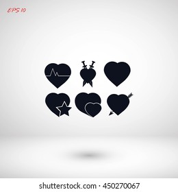 hearts icons 
