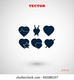 hearts icons 