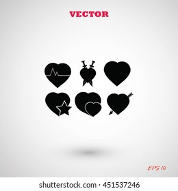 hearts icons 