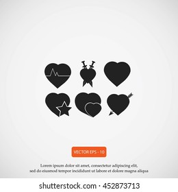 hearts icons 