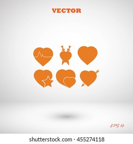 hearts icons 