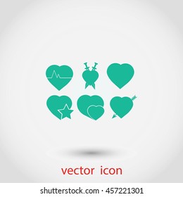 hearts icons 