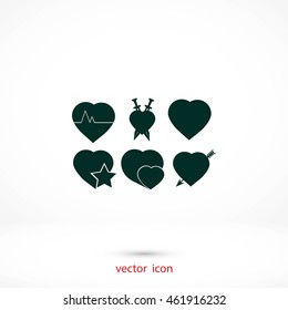 hearts icons 