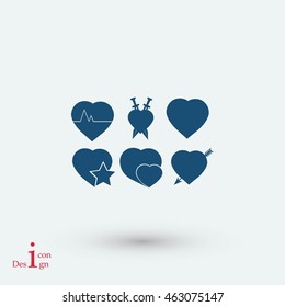 hearts icons 