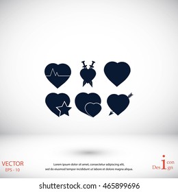 hearts icons 