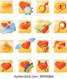 hearts icons