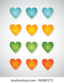 Hearts icons
