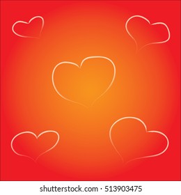 Hearts illustration
