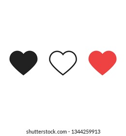 Hearts  like love live icons