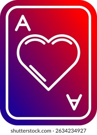 Hearts Line vector Icon Design