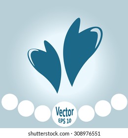 Hearts in love